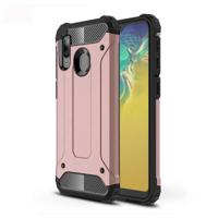 Magic Armor TPU + PC combinatie geval voor Galaxy A20e (Rose Gold)