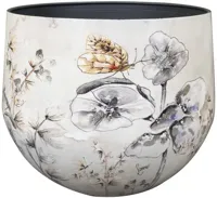 TS Collection bloempot moonlight meadow metaal 24x21cm moonlight meadow