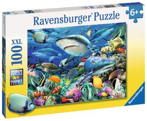 Ravensburger puzzel XXL haaienrif - 100 stukjes