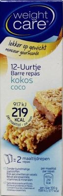 Weight Care Maaltijdreep kokos (116 gr)