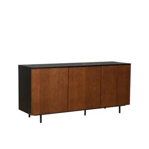 Bronx71 Dressoir Haley zwart|rustiek eiken 160 cm