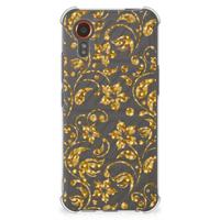 Samsung Galaxy Xcover 7 Case Gouden Bloemen