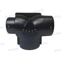 WBCL001550A - "T"-AANSLUITING D125 2 UITGANGEN D100/125