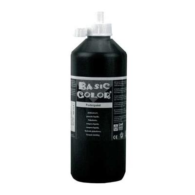 Basic Plakkaatverf zwart 500 ml