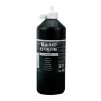 Basic Plakkaatverf zwart 500 ml
