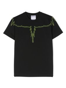 Marcelo Burlon County Of Milan Kids t-shirt Stitch Wings en coton - Noir