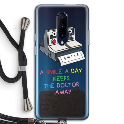 Smile: OnePlus 7 Pro Transparant Hoesje met koord