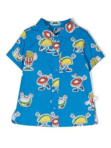 Stella McCartney Kids t-shirt à imprimé graphique - Bleu