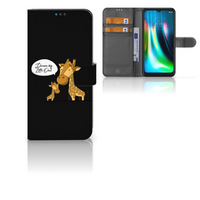 Motorola Moto G9 Play | E7 Plus Leuk Hoesje Giraffe - thumbnail