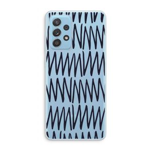 Marrakech Zigzag: Samsung Galaxy A73 Transparant Hoesje