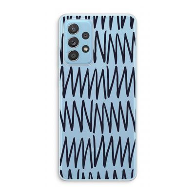 Marrakech Zigzag: Samsung Galaxy A73 Transparant Hoesje