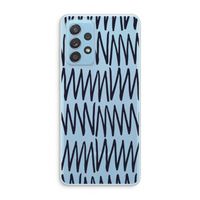 Marrakech Zigzag: Samsung Galaxy A73 Transparant Hoesje
