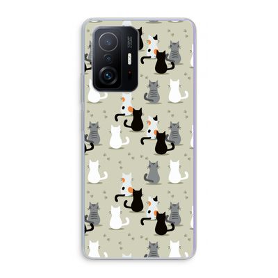 Katten: Xiaomi 11T Pro Transparant Hoesje