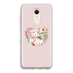 GRL PWR Flower: Xiaomi Redmi 5 Transparant Hoesje