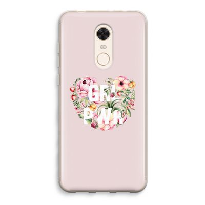 GRL PWR Flower: Xiaomi Redmi 5 Transparant Hoesje