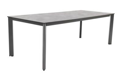 Edge XL HPL antraciet 220 tuintafel 78 cm hoog