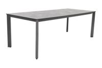 Edge XL HPL antraciet 220 tuintafel 78 cm hoog