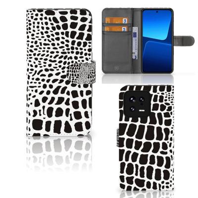 Xiaomi 13 | Telefoonhoesje | Met pasjeshouder | Slangenprint