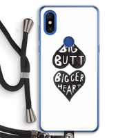 Big butt bigger heart: Xiaomi Mi Mix 3 Transparant Hoesje met koord