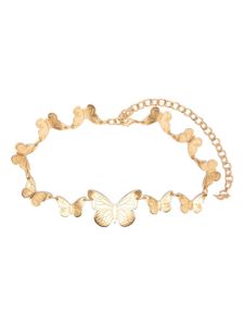 Blumarine ceinture à motif papillon - Or