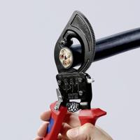 Knipex Kabelschneider 250mm fuer Kabel 32mm/240mm² Knipex 95 31 250 Ratel-kabelsnijder Geschikt voor (striptechniek) Aluminium- en koperkabel, een- en