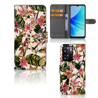 PPO A57 | A57s | A77 4G Hoesje Flowers - thumbnail