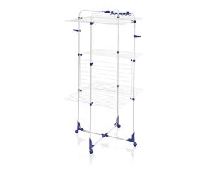 Leifheit 81455 Classic Tower 340 Droogtoren 146x69x73 cm Blauw/Wit