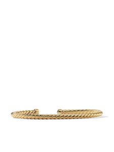 David Yurman bracelet Cablespira 4 mm en or jaune 18ct