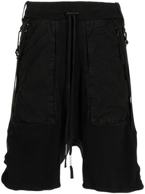 Boris Bidjan Saberi short sarouel à poches cargo - Noir