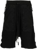 Boris Bidjan Saberi short sarouel à poches cargo - Noir