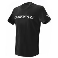 DAINESE T-Shirt, T-shirts en petjes voor de motorrijder, Zwart-Wit