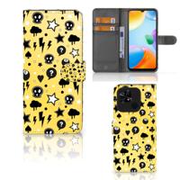 Telefoonhoesje met Naam Xiaomi Redmi 10C Punk Geel