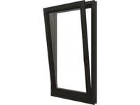 Trendhout Draai/kiepraam - 77,4x137,4 cm - linksdraaiend - zwart - incl. raambeslag- - - Trendhout Trendhout Draai/kiepraam - 77,4x137,4 cm - linksdraaiend - zwart - incl. raambeslag- - - Trendhout