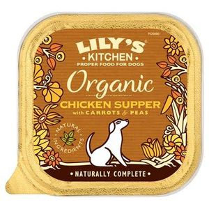 Lily's Kitchen Organic Chicken Supper Kip, Vis, Varkensvlees Universeel 150 g