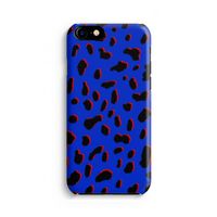 Blue Leopard: iPhone 8 Volledig Geprint Hoesje