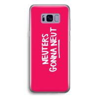 Neuters (roze): Samsung Galaxy S8 Plus Transparant Hoesje