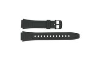 Horlogeband Casio 10268612 / W-800H Kunststof/Plastic Zwart 18mm