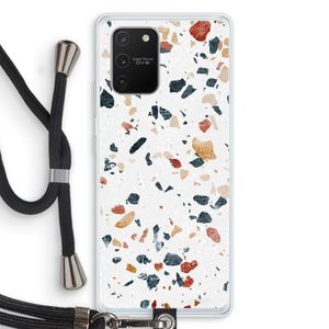 Terrazzo N°4: Samsung Galaxy S10 Lite Transparant Hoesje met koord