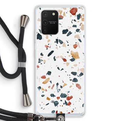 Terrazzo N°4: Samsung Galaxy S10 Lite Transparant Hoesje met koord