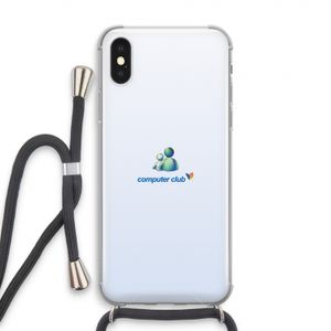 MSN: iPhone X Transparant Hoesje met koord