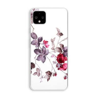 Mooie bloemen: Pixel 4 XL Transparant Hoesje