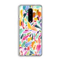 Watercolor Brushstrokes: OnePlus 8 Transparant Hoesje