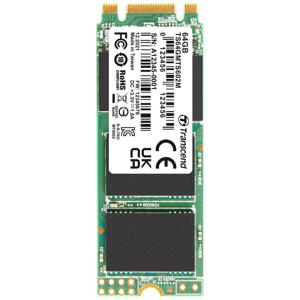 Transcend MTS602M 64 GB SATA M.2 SSD 2260 harde schijf SATA III Industrial TS64GMTS602M