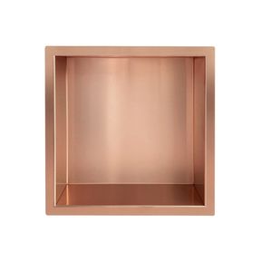 Wiesbaden Inbouwnis Novi 30x30x7 cm Brons