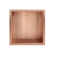 Wiesbaden Inbouwnis Novi 30x30x7 cm Brons