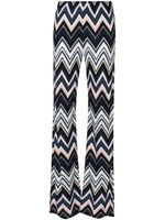 Missoni pantalon de jogging à motif zig-zag - Bleu