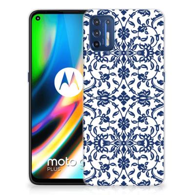 Motorola Moto G9 Plus | TPU Case | Flower Blue
