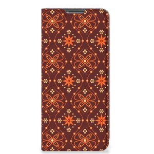 OPPO Find X5 Lite | Reno7 5G Hoesje met Magneet Batik Brown