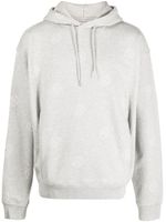 Martine Rose hoodie à logo imprimé - Gris