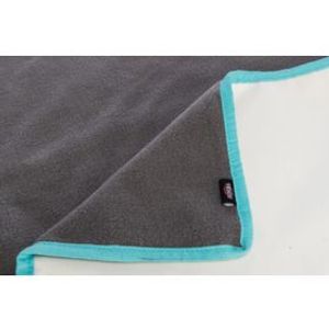 TRIXIE FLEECE DEKEN UITLOOPRUIMTES EN KNAAGDIERKOOI GRIJS / TURQUOISE 120X65 CM